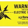 Agrifence Warning Signs Pack of 3