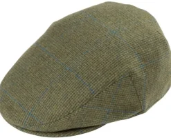 Alan Paine Combrook Tweed Waterproof Flat Cap