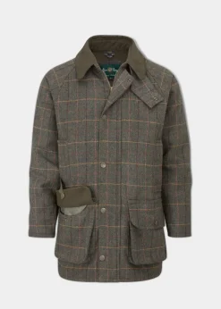 Alan Paine Men's Rutland Waterproof Tweed Shooting Coat
