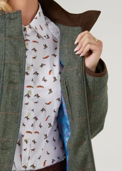 Alan Paine Women's Combrook Tweed Shooting Coat