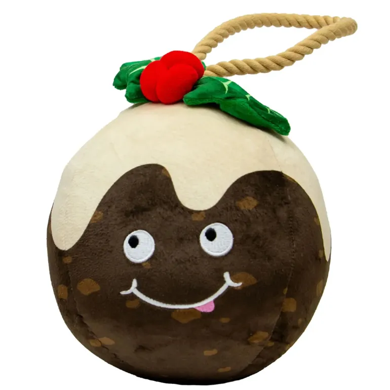 Ancol Colin Christmas Pudding Dog Toy