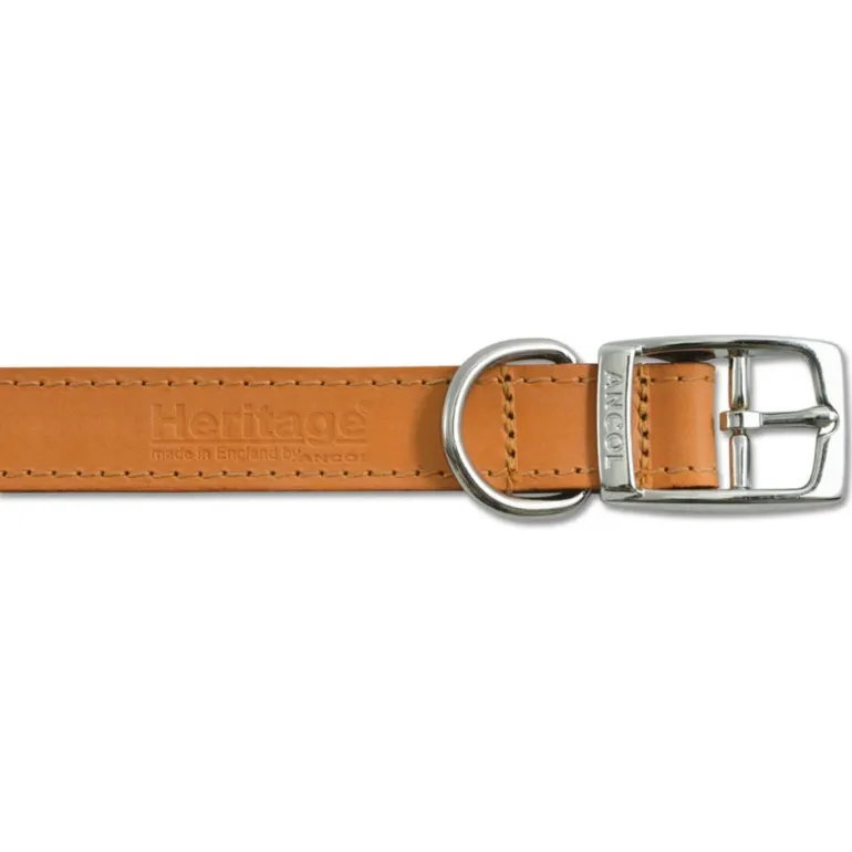 Ancol Heritage Leather Dog Collar
