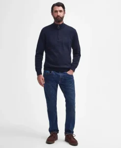 Barbour Cotton Half Zip Jumper SS24