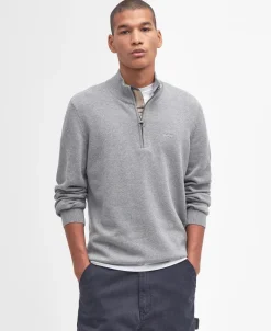 Barbour Cotton Half Zip Jumper SS24