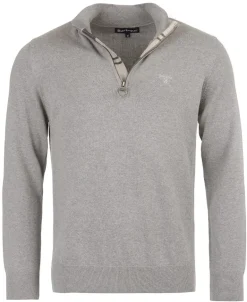 Barbour Cotton Half Zip Jumper SS24