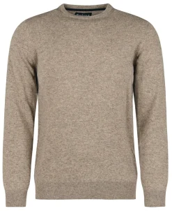 Barbour Essential Lambs Wool Crew Neck Jumper