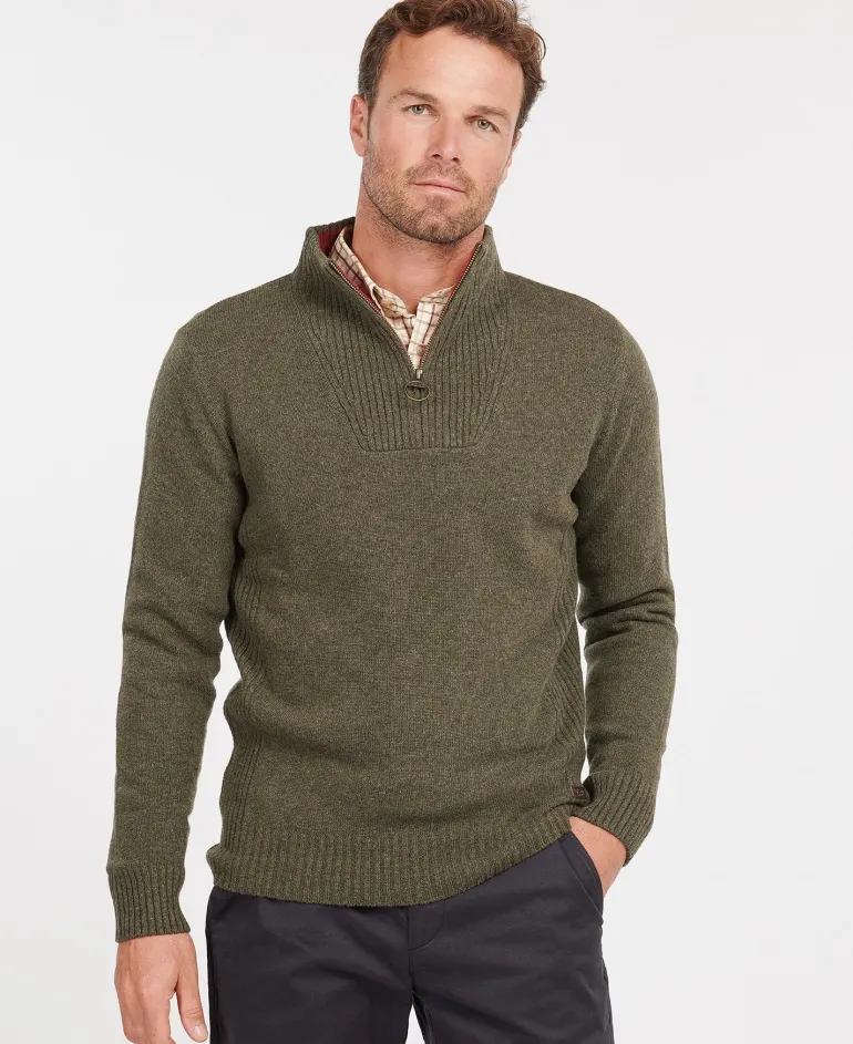 Barbour Men's Nelson Essential Half-Zip Sweater