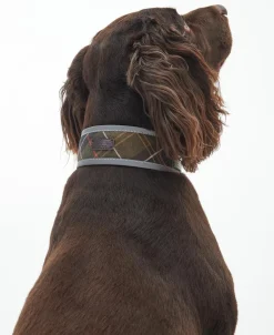 Barbour Reflective Tartan Comfort Dog Collar