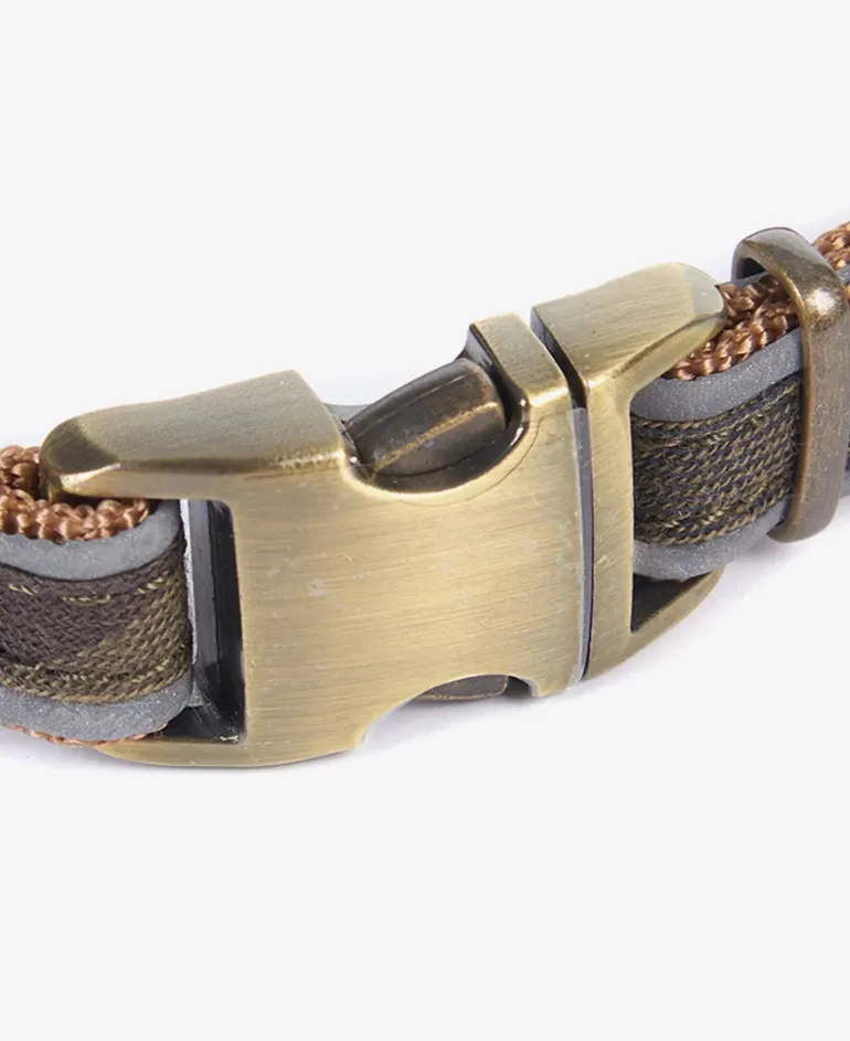 Barbour Reflective Tartan Dog Collar