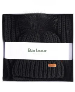 Barbour Saltburn Beanie & Scarf Gift Set
