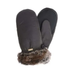 Barbour Women's Fur Trim Mitt