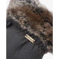 Barbour Women's Fur Trim Mitt