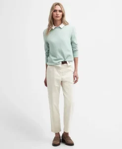 Barbour Women's Lavender Crew Neck Jumper