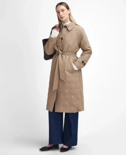Barbour Women's Mariah Quilted Trench Coat