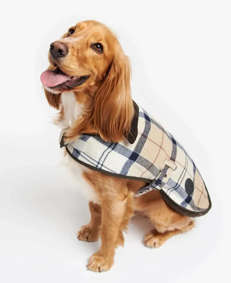 Barbour Wool Touch Dog Coat - Rosewood Tartan