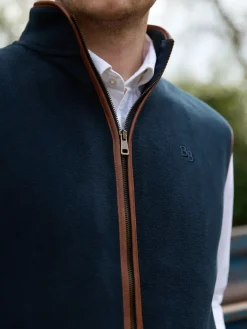 Beaumont & Bear Men's Topsham Fleece Gilet