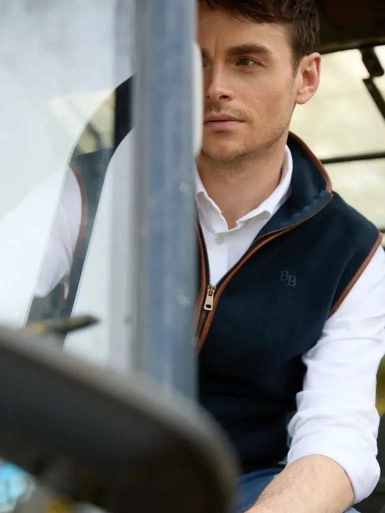 Beaumont & Bear Men's Topsham Fleece Gilet