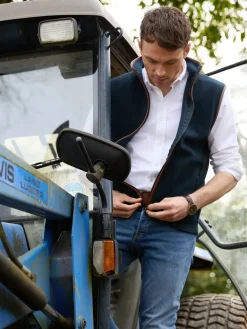 Beaumont & Bear Men's Topsham Fleece Gilet