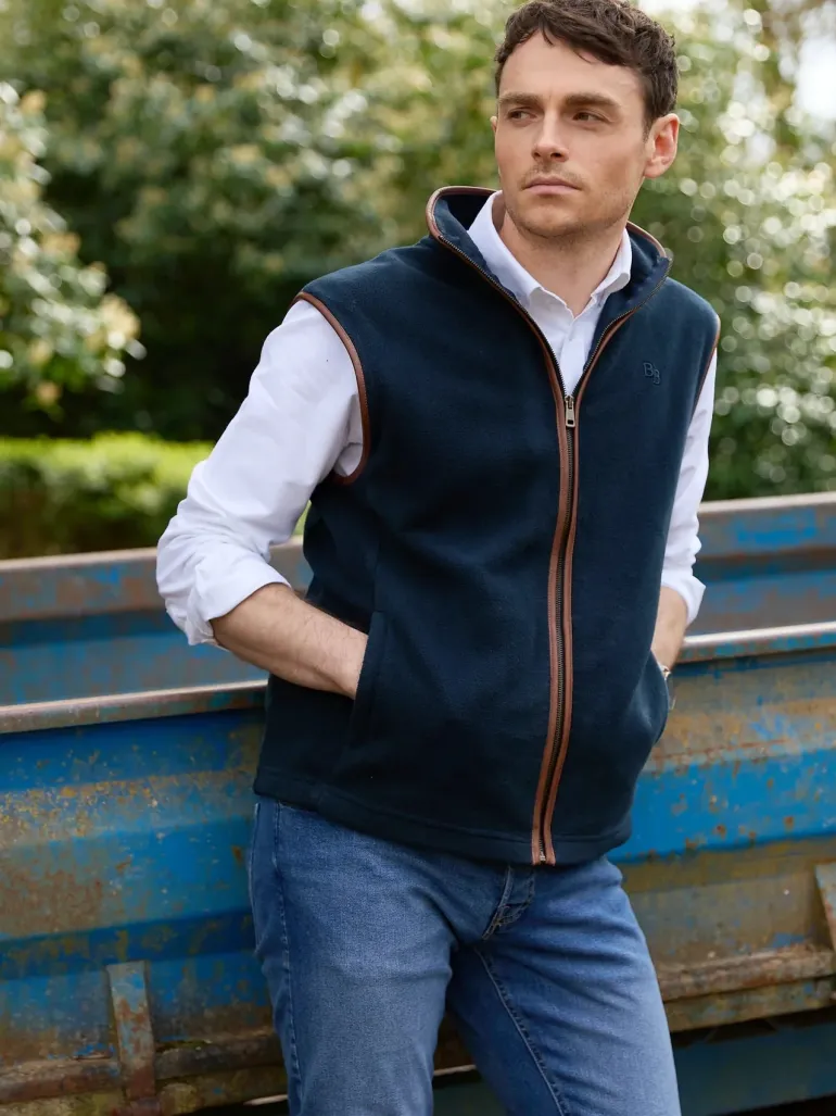 Beaumont & Bear Men's Topsham Fleece Gilet