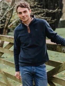 Beaumont & Bear Unisex Topsham Fleece Quarter Zip