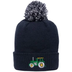 British Country Collection Children's Tractor Pom Pom Hat