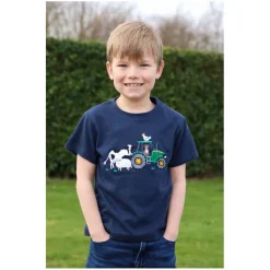 British Country Collection Children's Farmyard T-shirt