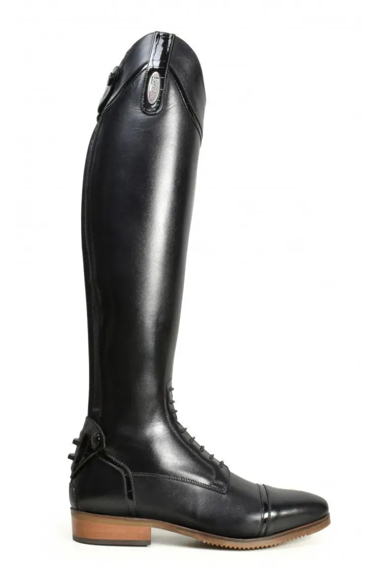 Brogini Florence Vogue Croc Field Boot - Black (SIZES 36-41)