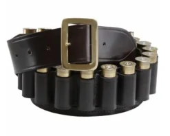 Cartridge Belt 20G Medium Malton Bridle Leather Dark Havana by Croots