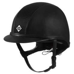 Charles Owen AYR8 Plus Leather Look Riding Helmet