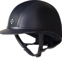 Charles Owen AYR8 Plus Leather Look Riding Helmet