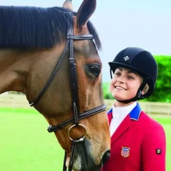 Charles Owen AYR8 Plus Suede-Look Riding Helmet