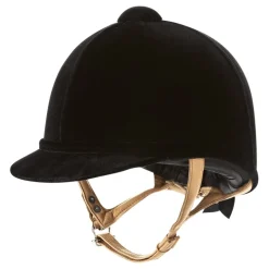 Charles Owen Fian Velvet Riding Helmet