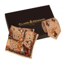 Clare Haggas Bruce Tie and Silk Square Set