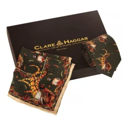 Clare Haggas Bruce Tie and Silk Square Set