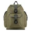 Cotton & Leather Rucksack by David Nickerson