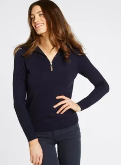 Dubarry Women's Rosmead Zip Neck Jumper