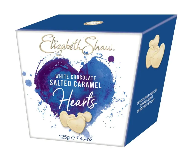 Elizabeth Shaw White Chocolate & Salted Caramel Hearts