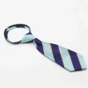 Equetch Junior PC Stripe Ready-Tied Zipper Tie