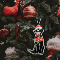 Equetech Canine Embroidered Christmas Decoration