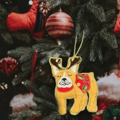 Equetech Canine Embroidered Christmas Decoration