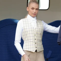 Equetech Classic Tattersall Check Waistcoat
