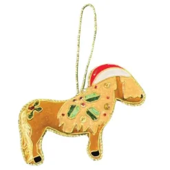 Equetech Equine Embroidered Christmas Decoration