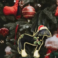 Equetech Equine Embroidered Christmas Decoration