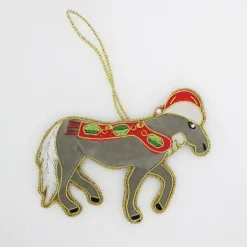Equetech Equine Embroidered Christmas Decoration