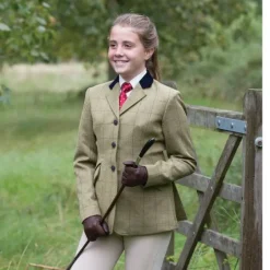 Equetech Junior & Maid's Foxbury Deluxe Tweed Riding Jacket