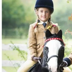 Equetech Junior Wheatley Deluxe Tweed Riding Jacket