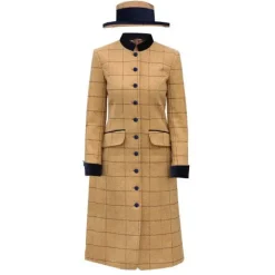 Equetech Longline Wheatley Tweed Leaders Jacket Dress & Hat Suit