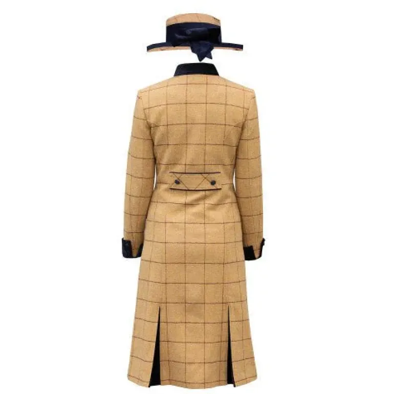 Equetech Longline Wheatley Tweed Leaders Jacket Dress & Hat Suit