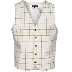 Equetech Men's Classic Tattersall Check Waistcoat