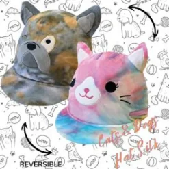 Equetech Reversible Cat/Dog Hat Silk